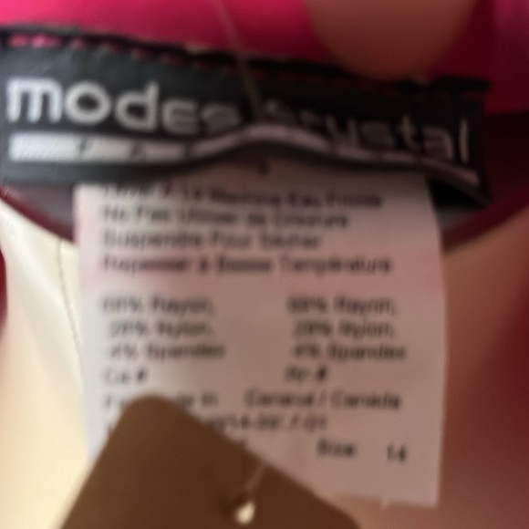 Size 14 women’s business blazer nwt hot pink by modes - Picture 7 of 8